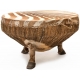 Exotic zebra coffee table