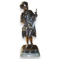 Bronze \"Mozart\" d\'après Paul DUBOIS
