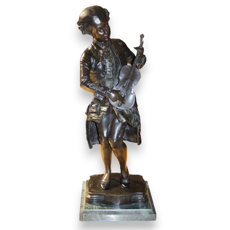 Bronze \"Mozart\" d\'après Paul DUBOIS