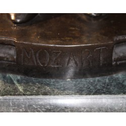 Bronze \"Mozart\" d\'après Paul DUBOIS