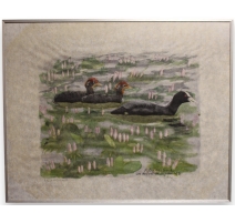 Gravure "Foulques" signée HAINARD