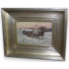 Paintings | Painting: ‘Troika Horse-drawn Carriage’ by Moinat SA  – Antiques and Decor