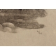Gravure "Epervier et bergeronnette" signée HAINARD