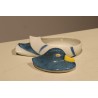 Boîte \"Canard mandarin\" signé SANDOZ Bleu