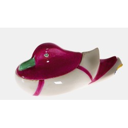 Boîte \"Canard mandarin\" signé SANDOZ Rouge