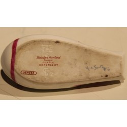 Boîte \"Canard mandarin\" signé SANDOZ Rouge