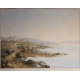 Gravure "Vue de Nion (Nyon)" par HACKERT.