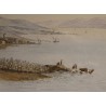 Engraving ‘View of Nion (Nyon)’ by HACKERT.  at Moinat SA  – Antiques and decorative items –  Engravings, lithographs