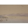 Engraving ‘View of Nion (Nyon)’ by HACKERT.  at Moinat SA  – Antiques and decorative items –  Engravings, lithographs