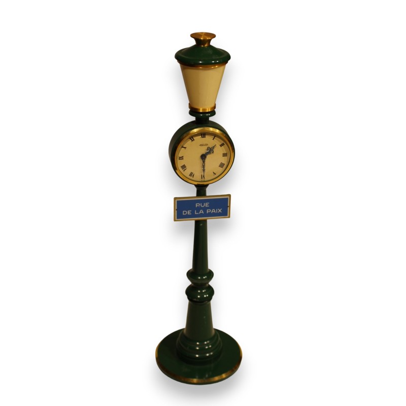 "RUE DE LA PAIX" Table Clock and Floor Lamp