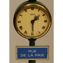 "RUE DE LA PAIX" Table Clock and Floor Lamp