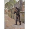 Tableau \"Le Ramoneur\" signé D. IHLY