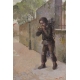 Tableau "Le Ramoneur" signé D. IHLY