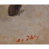 Tableau \"Le Ramoneur\" signé D. IHLY