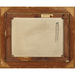 Tableau \"Le Grand Salève\" signé Albert GOS 1879