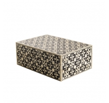 Coffret Vecchio en marqueterie d'os sur bois