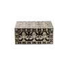 Santa Rosa box with bone inlay on wood