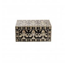 Coffret Santa Rosa en marqueterie d'os sur bois
