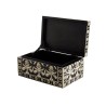 Santa Rosa box with bone inlay on wood