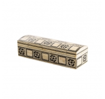 Plumier San Croce en marqueterie d'os sur bois