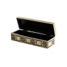 San Croce pencil case, made from bone marquetry on wood
