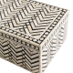 Coffret Rialto en marqueterie d'os sur bois
