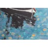 Tableau \"Bateau\" signé Gil FROIDEVAUX