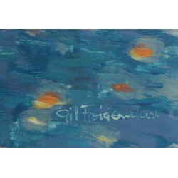 Tableau \"Bateau\" signé Gil FROIDEVAUX