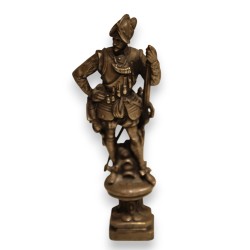 Sceau en bronze argenté \"Mousquetaire\"