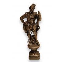 Sceau en bronze argenté "Mousquetaire"
