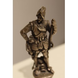 Sceau en bronze argenté "Mousquetaire"