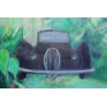 Tableau \"Bugatti\" signé J.P. DERRIEN 86