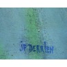 Tableau \"Bugatti\" signé J.P. DERRIEN 86