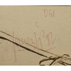 Tableau \"Bugatti\" signé J.P. DERRIEN 86