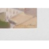 Pastel "Village de Grignan" signé CHINET