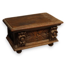 Small carved chest