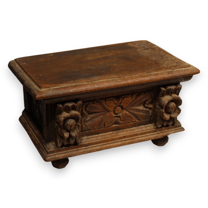 Small carved chest
