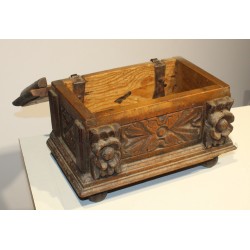 Small carved chest