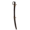 Officer’s sabre, known as the ‘Briquet’, with leather scabbard