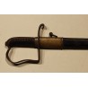 Officer’s sabre, known as the ‘Briquet’, with leather scabbard