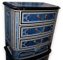 Paire de commodes Louis XIV Romeo par Claude DALLE