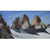 Tableau \"Mont-Blanc\" signé Cl. SIMON 63