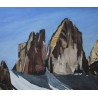 Tableau \"Mont-Blanc\" signé Cl. SIMON 63