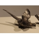Couple de faisans en argent 800