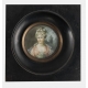 Miniature portrait de femme "Comtesse de Barry"