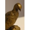Bronze \"Faisan et ses petits\" signé J. MOIGNIEZ