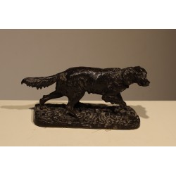 Chien de chasse en régule