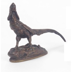 Bronze \"Faisan doré\" d\'après MENE (réparé)