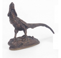 Bronze "Faisan doré" d'après MENE (réparé)