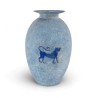 Vase balustre Scavo Lion de Murano